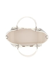 ARMANI EXCHANGE WAVE Grand sac à main perforé blanc brillant - Sacs pour Femme - 5