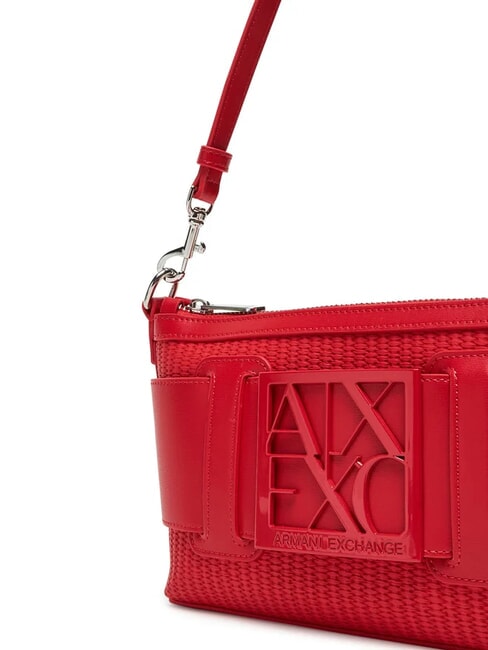 SUSIE STRAW Sac à bandoulière avec logo rouge - Sacs pour Femme