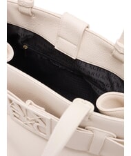 ARMANI EXCHANGE SUSIE SOFT Sac à bandoulière avec boucle blanc cassé - Sacs pour Femme - 5