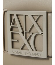 ARMANI EXCHANGE A|X BUCKLE Sac d'épaule bar brun - Sacs pour Femme - 4