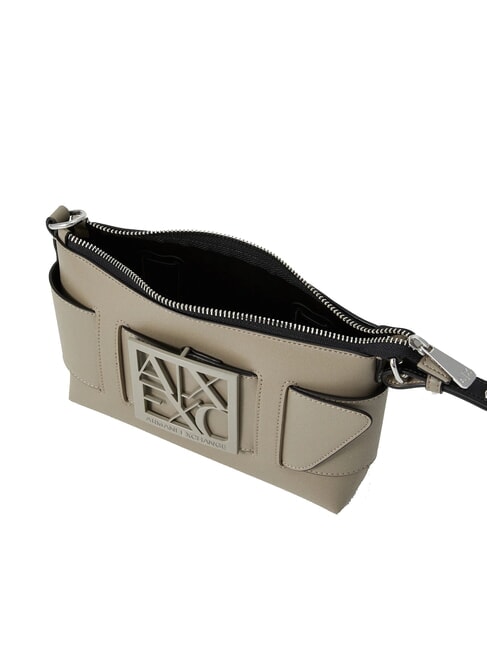 A|X BUCKLE Sac d'épaule bar brun - Sacs pour Femme