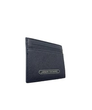 ARMANI EXCHANGE BARCELONA Porte-cartes de cr&eacute;dit plat en cuir - Portefeuilles Homme