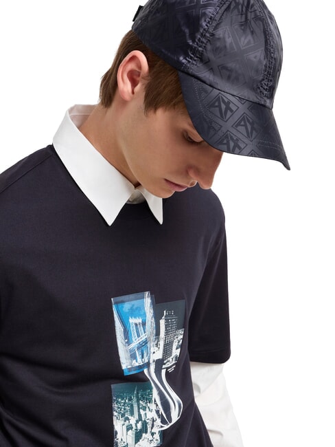 BASEBALL HAT Chapeau en tissu satiné bleu marine profond - Bonnets