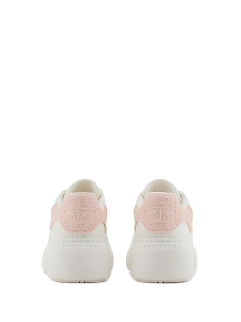 A|X Baskets pour femmes blanc cassé + rose clair - Chaussures Femme