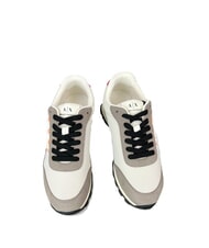 ARMANI EXCHANGE A|X Baskets r.cash+off wht+or.fl - Chaussures Homme - 3