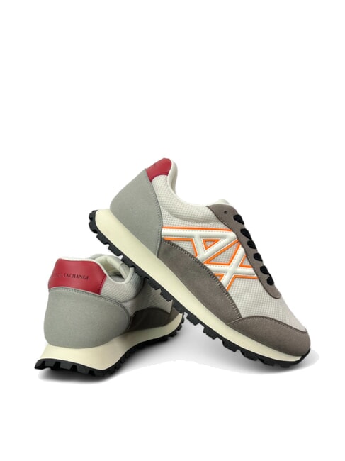 A|X Baskets r.cash+off wht+or.fl - Chaussures Homme