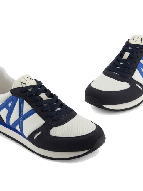 RIO Baskets basses bleu marine profond + blanc cassé - Chaussures Homme