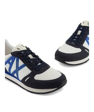 ARMANI EXCHANGE RIO Baskets basses bleu marine profond + blanc cassé - Chaussures Homme - 3