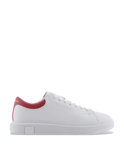 ACTION Baskets en cuir op.blanc+cardinal - Chaussures Homme