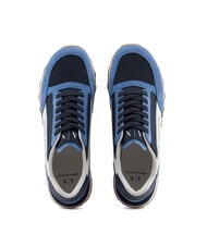 ARMANI EXCHANGE OSAKA Baskets Homme bleu+marine+blanc cassé - Chaussures Homme - 3