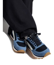 ARMANI EXCHANGE OSAKA Baskets Homme bleu+marine+blanc cassé - Chaussures Homme - 7