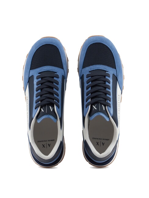 OSAKA Baskets Homme bleu+marine+blanc cassé - Chaussures Homme