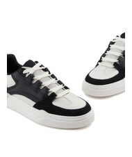 ARMANI EXCHANGE A|X Baskets avec détails en cuir suédé bla / de quoi - Chaussures Homme - 4