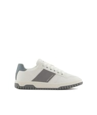 ARMANI EXCHANGE A|X Baskets avec bande lat&eacute;rale contrastante blanc cass&eacute; + gris neutre - Chaussures Homme - 2