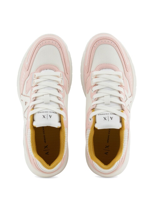 A|X Baskets épaisses avec empiècements en mesh rose clair + blanc cassé - Chaussures Femme