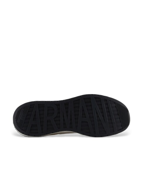 A|X Baskets avec maxi logo latéral gris neutre + blanc cassé - Chaussures Homme