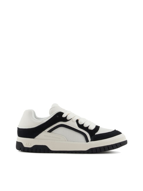 A|X Baskets oversize avec empiècements contrastés blanc cassé + noir - Chaussures Homme