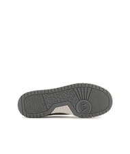ARMANI EXCHANGE A|X Baskets avec bande latérale contrastante blanc cassé + gris neutre - Chaussures Homme - 6