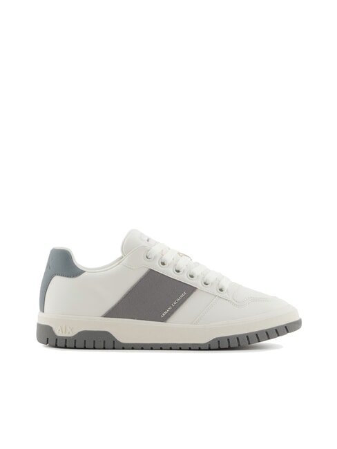 A|X Baskets avec bande lat&eacute;rale contrastante blanc cass&eacute; + gris neutre - Chaussures Homme