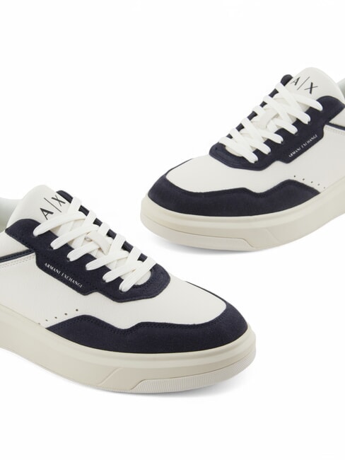 A|X Baskets blanc cassé + bleu marine foncé - Chaussures Homme