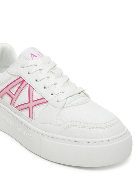 A|X Baskets avec logo contrasté op.blanc+rose - Chaussures Femme