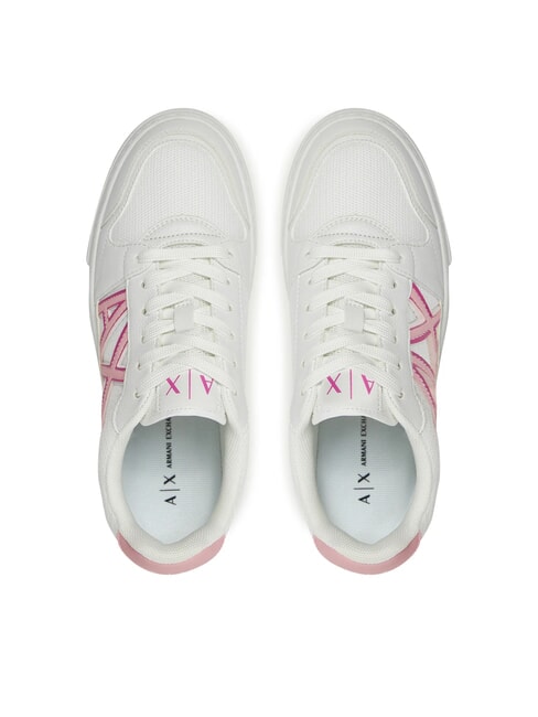 A|X Baskets avec logo contrasté op.blanc+rose - Chaussures Femme