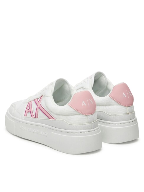 A|X Baskets avec logo contrasté op.blanc+rose - Chaussures Femme