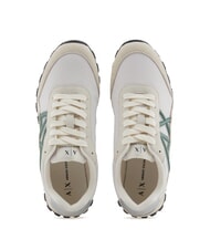 ARMANI EXCHANGE A|X Baskets en mesh avec logo contrasté lgt mirage+d.f.vert - Chaussures Femme - 3