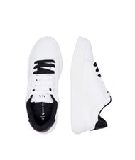 ARMANI EXCHANGE A|X Baskets &agrave; plateforme op.blanc + noir - Chaussures Femme - 3