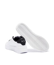 ARMANI EXCHANGE A|X Baskets &agrave; plateforme op.blanc + noir - Chaussures Femme - 4