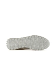 ARMANI EXCHANGE A|X Baskets avec logo intégral gris clair + blanc cassé - Chaussures Femme - 6