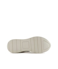 ARMANI EXCHANGE A|X Baskets en tissu mesh argent+blanc cassé - Chaussures Femme - 6