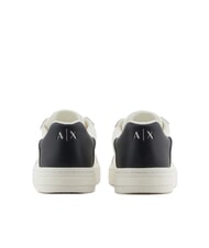 ARMANI EXCHANGE A|X Baskets avec détails contrastés blanc cassé + noir - Chaussures Femme - 5