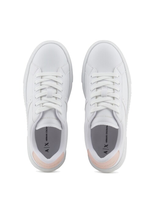 A|X Baskets op.blanc+rose clair - Chaussures Femme