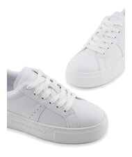 ARMANI EXCHANGE A|X Baskets op.blanc+rose clair - Chaussures Femme - 3