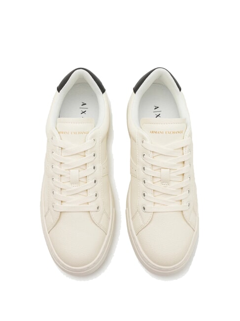A|X Baskets blanc cassé + noir - Chaussures Femme