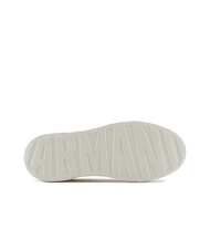 ARMANI EXCHANGE A|X Baskets avec logo contrasté blanc cassé + vert foncé - Chaussures Femme - 6