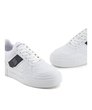 ARMANI EXCHANGE A|X Baskets avec bande latérale MULTICOLORE / OP.WHITE + NOIR - Chaussures Femme - 4