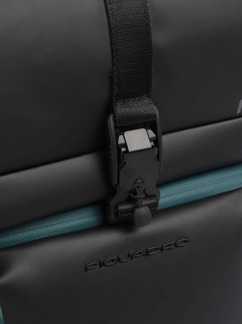 CORNER SPECIALE GOMMATO Sac à dos à enroulement, support pour ordinateur portable 14" Noir - Sacs à dos pour ordinateur portable