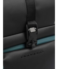 PIQUADRO CORNER SPECIALE GOMMATO Sac à dos à enroulement, support pour ordinateur portable 14" Noir - Sacs à dos pour ordinateur portable - 3