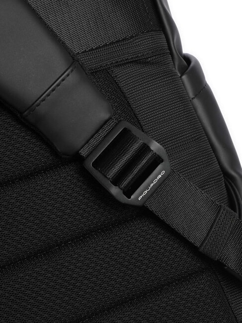 CORNER SPECIALE GOMMATO Sac à dos à enroulement, support pour ordinateur portable 14" Noir - Sacs à dos pour ordinateur portable