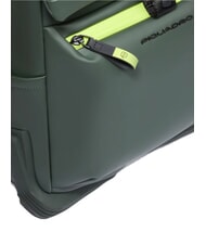 PIQUADRO CORNER SPECIALE GOMMATO Sac à dos à enroulement, support pour ordinateur portable 14" VERT - Sacs à dos pour ordinateur portable - 5