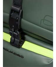 PIQUADRO CORNER SPECIALE GOMMATO Sac à dos à enroulement, support pour ordinateur portable 14" VERT - Sacs à dos pour ordinateur portable - 6