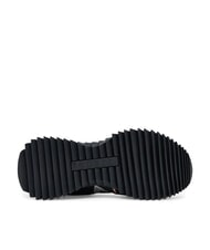 GUESS BAIL Baskets de course en cuir mélangé NOIR - Chaussures Femme - 6