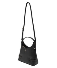 GUESS GIULLY 2 Sac à bandoulière imprimé Saffiano NOIR - Sacs pour Femme - 3