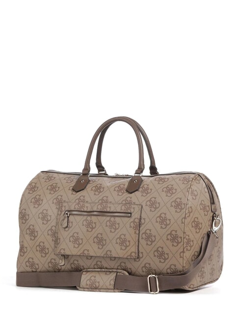 BERTA Grand sac de sport avec bandoulière logo latte / marron - Sacs de voyage