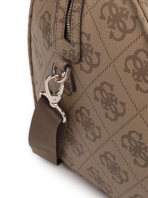 BERTA Grand sac de sport avec bandoulière logo latte / marron - Sacs de voyage