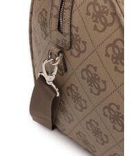 GUESS BERTA Grand sac de sport avec bandoulière logo latte / marron - Sacs de voyage - 3