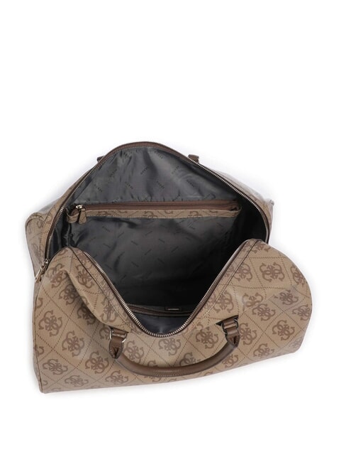 BERTA Grand sac de sport avec bandoulière logo latte / marron - Sacs de voyage