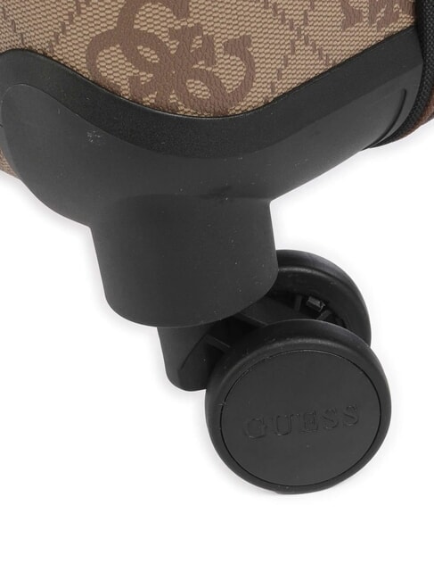 BERTA 18 Chariot à bagages à main logo latte / marron - Valises cabine